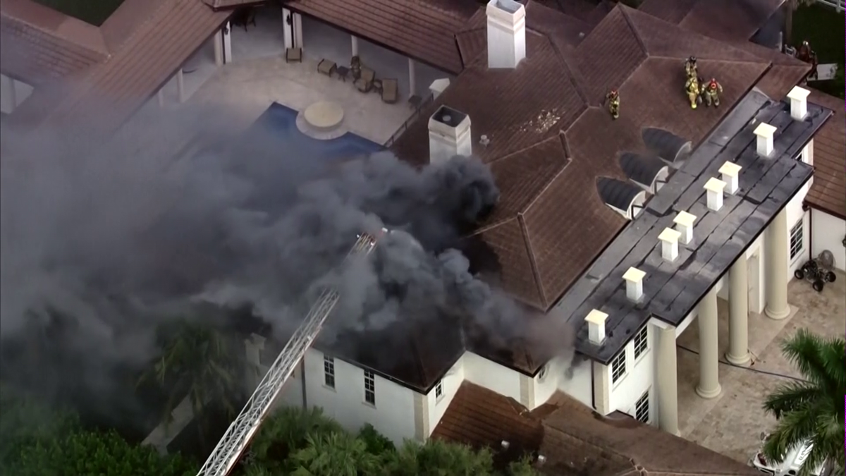 Incendiu puternic la vila de 7 milioane de euro a starului lui Miami Dolphins