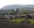 Imagini de la demolarea Stadionului Tineretului