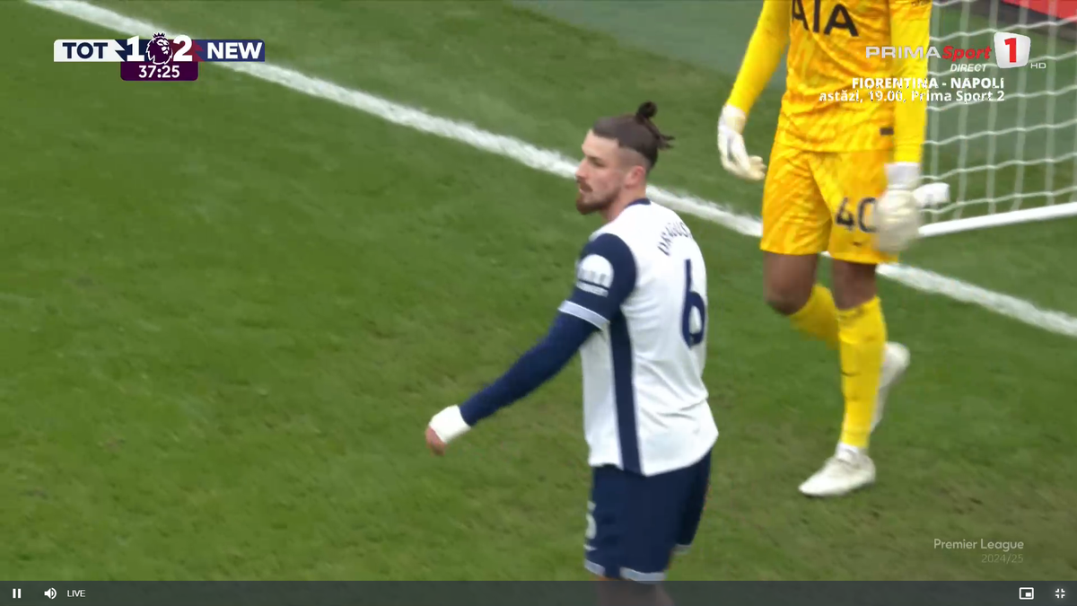 Radu Drăgușin, prestație de coșmar în Tottenham - Newcastle