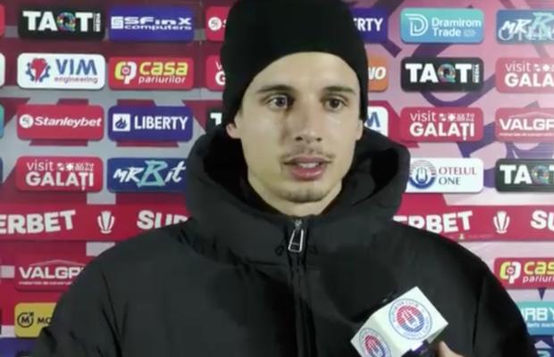 Juri Cisotti, mesaj pentru fanii Oțelului după despărțirea oficială: „Îmi pare rău pentru situația de aici”