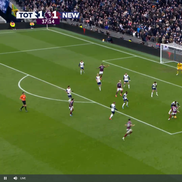 Radu Drăgușin, prestație de coșmar în Tottenham - Newcastle, foto: captură Prima Sport
