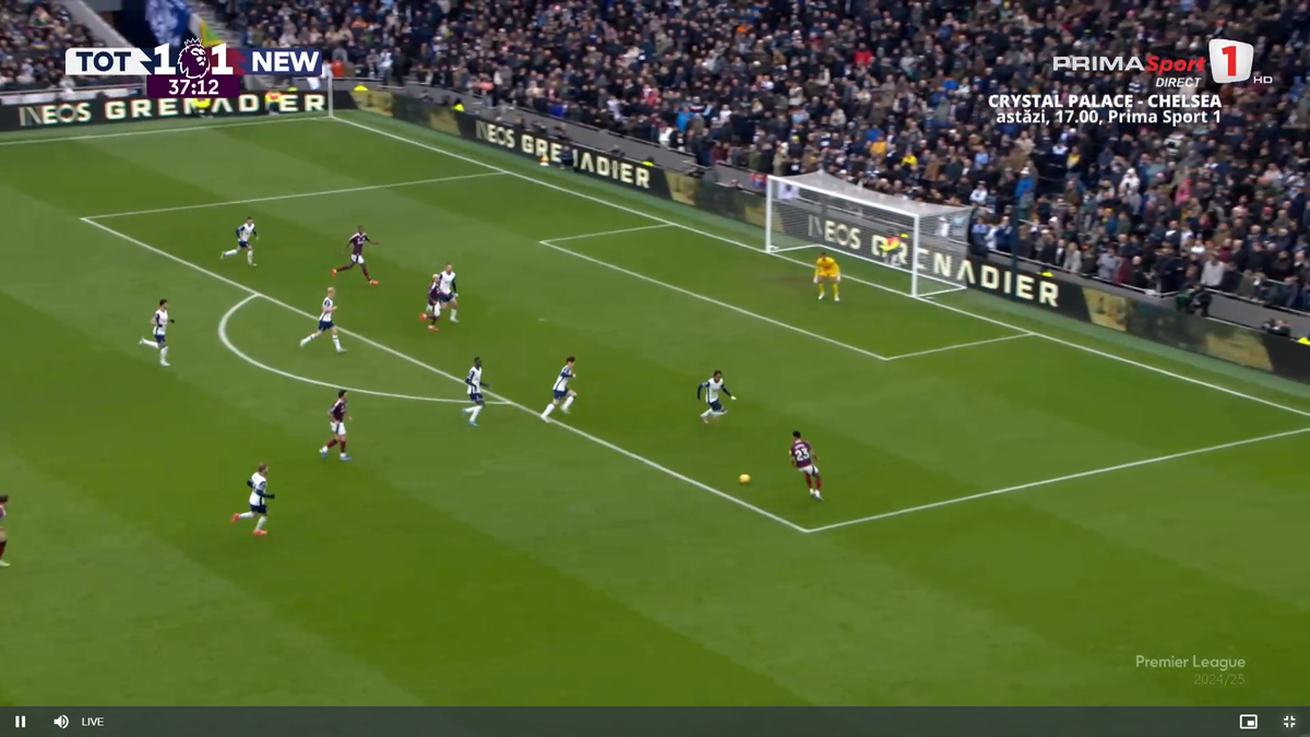 Radu Drăgușin, prestație de coșmar în Tottenham - Newcastle