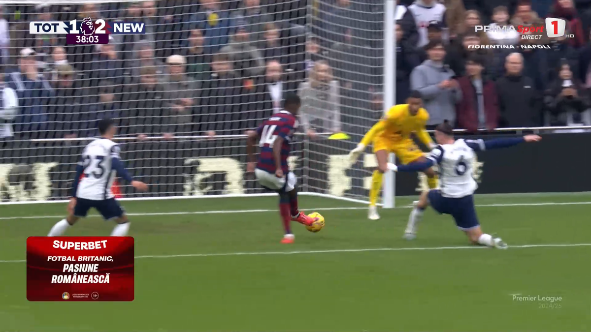 Nota lui Radu Drăgușin pentru prestația de coșmar din Tottenham - Newcastle » Postecoglou l-a schimbat la pauză, preferând să rămână fără stoperi de meserie!
