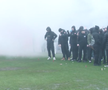 Cu gândul la play-off, echipa din Superliga s-a reunit alături de fani și cu show de fumigene