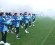 Cu gândul la play-off, echipa din Superliga s-a reunit alături de fani și cu show de fumigene