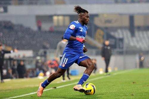 Tunde Akinsola (22 de ani), extrema stânga de la AVS Futebol, din prima ligă portugheză, e pe radarul Rapidului/ foto Imago Images