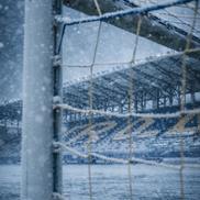 Cum ar arăta meciurile din Superligă dacă s-ar juca în zăpadă. Foto: Dan Filipciuc