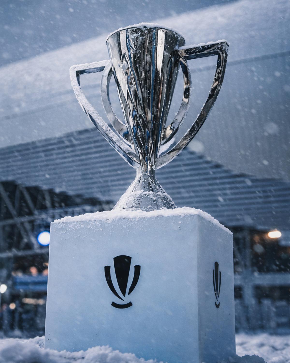 Superliga, îngropată în zăpadă! Cum ar arăta meciurile din România într-un scenariu de iarnă extremă