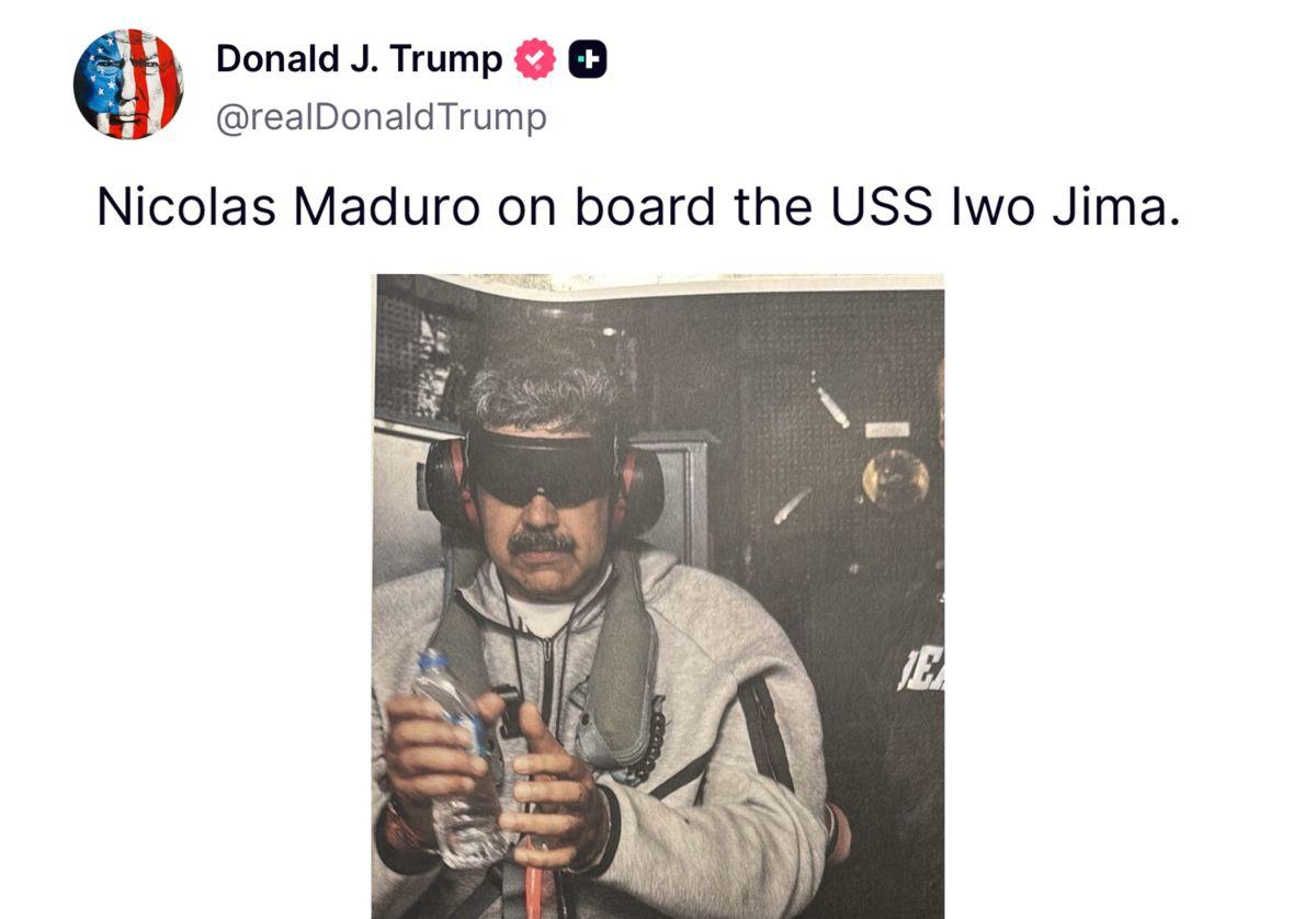 Echipa celebră care folosește același trening purtat de Nicolas Maduro pe nava americană