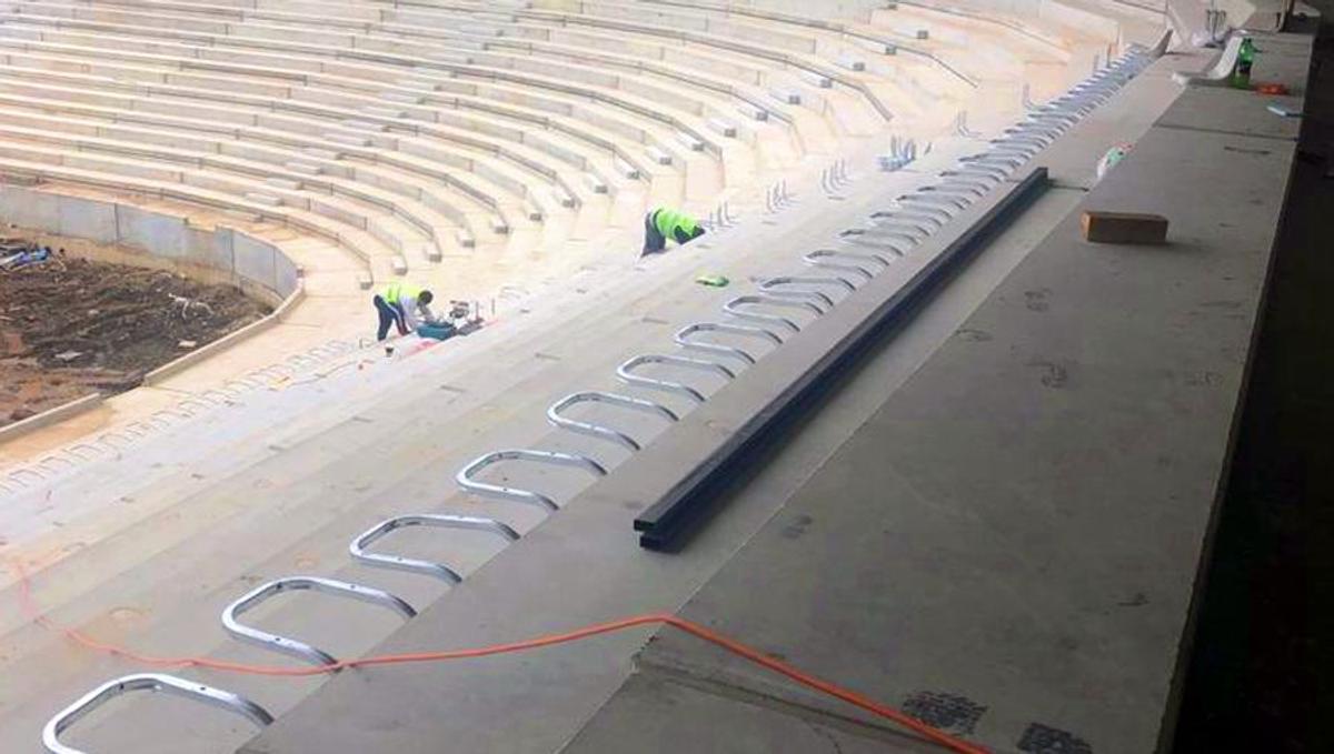 EXCLUSIV FOTO / UPDATE / Se montează scaunele în Ghencea! Noutate față de vechea arenă: acestea vor fi în trei culori