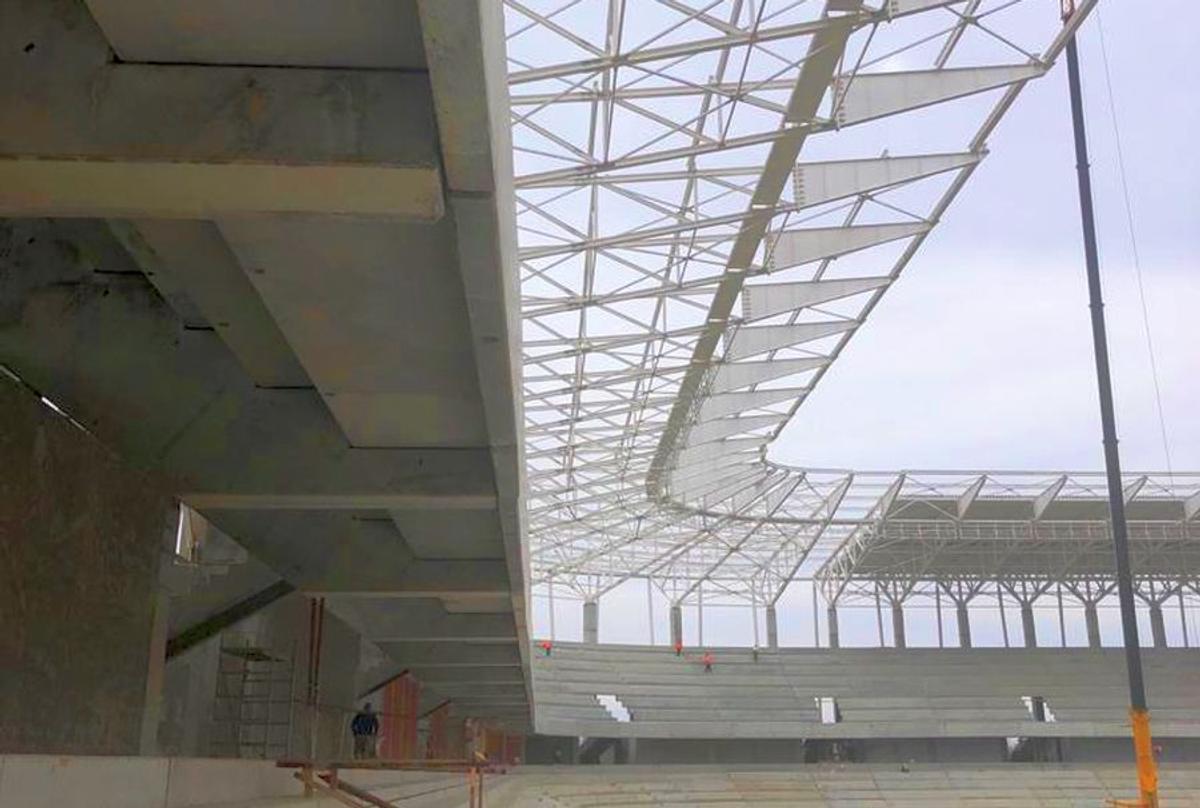 EXCLUSIV FOTO / UPDATE / Se montează scaunele în Ghencea! Noutate față de vechea arenă: acestea vor fi în trei culori