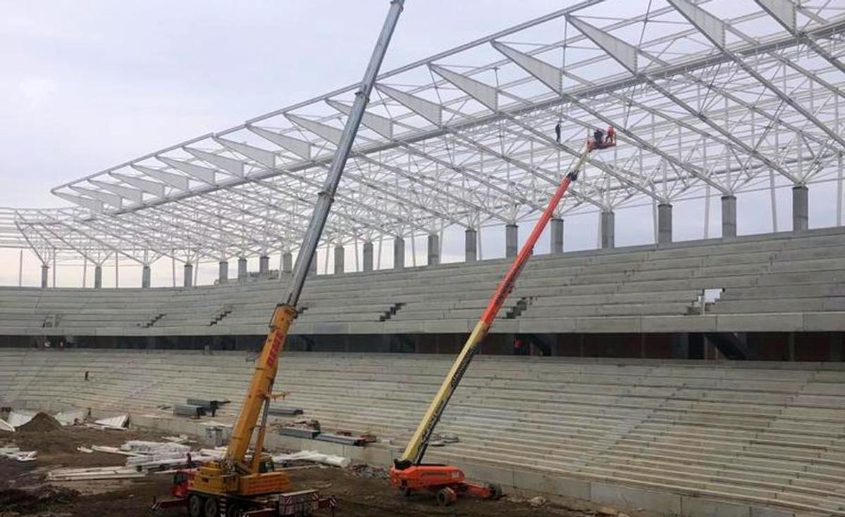 EXCLUSIV FOTO / UPDATE / Se montează scaunele în Ghencea! Noutate față de vechea arenă: acestea vor fi în trei culori