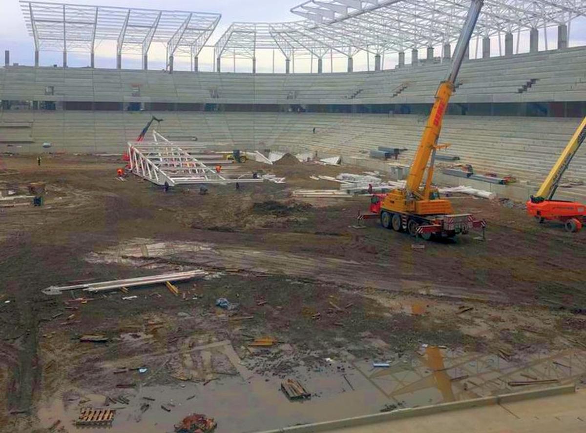 EXCLUSIV FOTO / UPDATE / Se montează scaunele în Ghencea! Noutate față de vechea arenă: acestea vor fi în trei culori