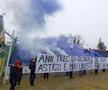 FOTO Ilie Bărbulescu a fost condus pe ultimul drum » Ultrașii de la FC Argeș și Steaua s-au strâns la stadion: „Anii trec și gloriile se duc / Astăzi e mai liniște fără «Balamuc»”