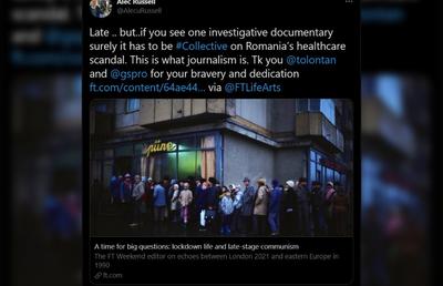 Editorul Financial Times Weekend elogiază Gazeta Sporturilor: „Mulțumesc GSP pentru curajul și dedicarea voastră. Asta înseamnă jurnalism”