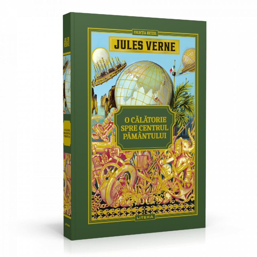 O călătorie spre centrul pământului”, din colecția Jules Verne, te atrage într-o nouă aventură