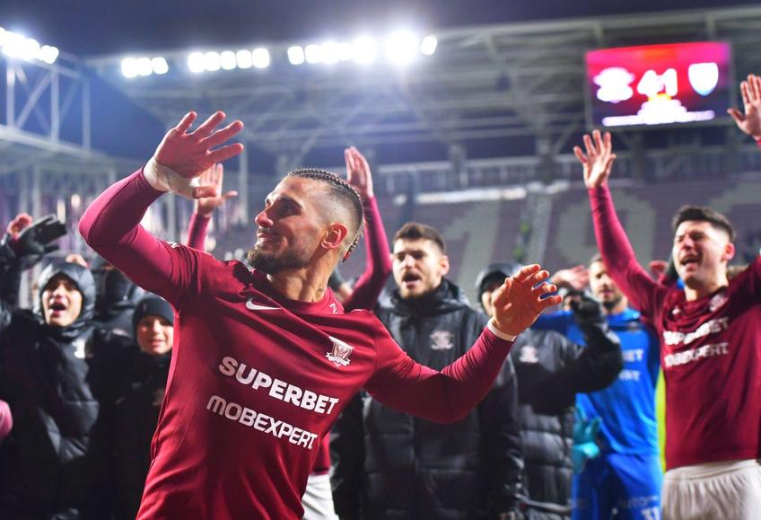 Rapid a învins-o categoric pe FC Voluntari, scor 4-1, în runda cu numărul 24 din SuperLiga României. Marko Dugandzic (28 de ani) a marcat un hattrick și a fost în formă și la interviuri.