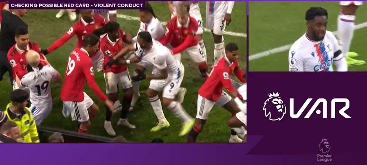 Casemiro, eliminat la Manchester United - Crystal Palace