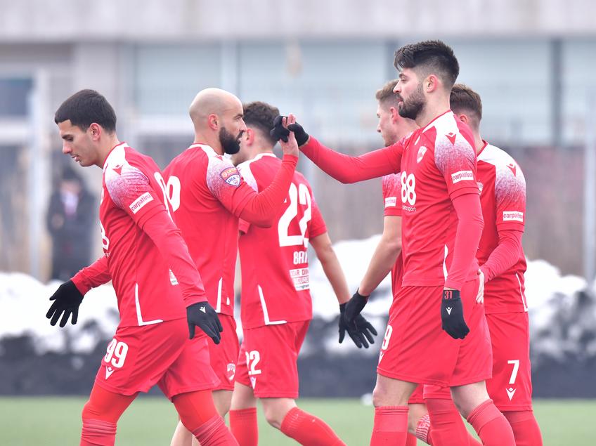 Dinamo - CS Blejoi 5-0 » Două eliminări, cinci goluri și un jucător de la Cluj în probe la roș-albi