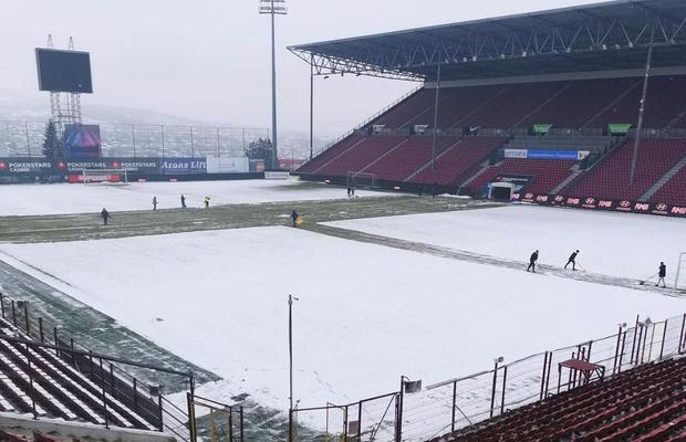 Se lucrează din greu înainte de CFR Cluj - FCSB » Cum arată stadionul înainte de derby