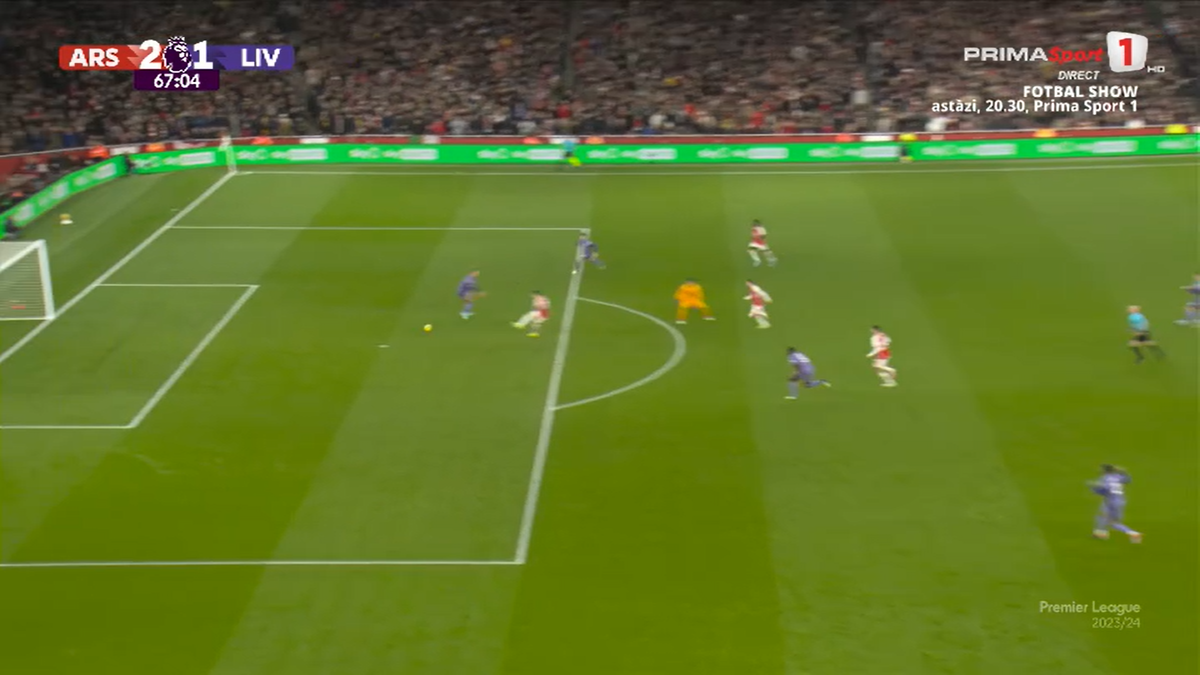 Gafa lui Alisson în Arsenal - Liverpool