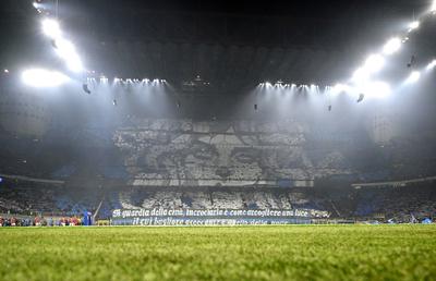 Imaginile serii în Europa » S-au întrecut în scenografii spectaculoase la Real Madrid - Atletico și Inter - Juventus