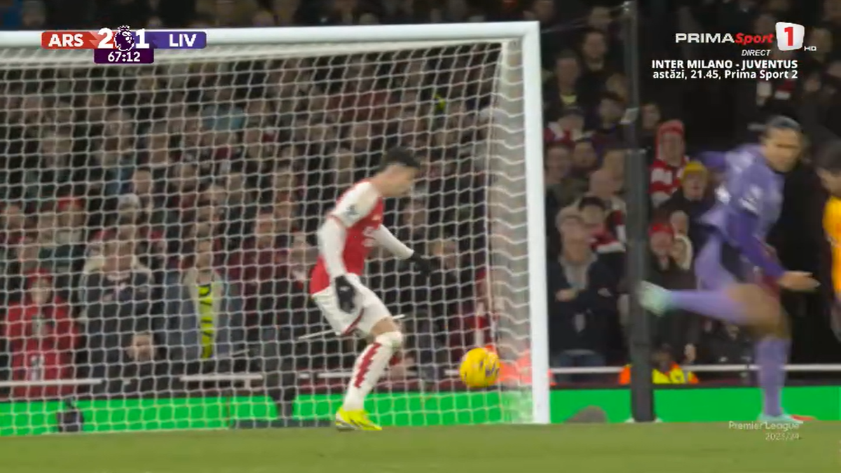 Gafa lui Alisson în Arsenal - Liverpool