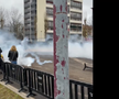 Haos pe străzile din Metz/ foto: captură L'Essentiel