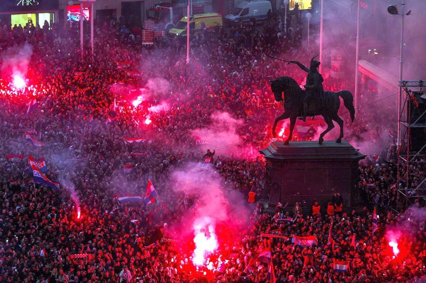 Handbaliștii croați, primire de senzație la Zagreb, după parcursul de la Campionatul Mondial, foto: Imago Images