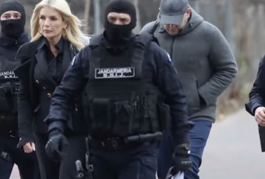 Laura Vicol, reținută de DIICOT în scandalul Nordis / FOTO: Captură TV