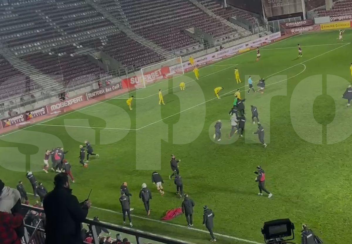 Rapid - Slobozia, gol decisiv în prelungiri: cum a sărbătorit Șumudică