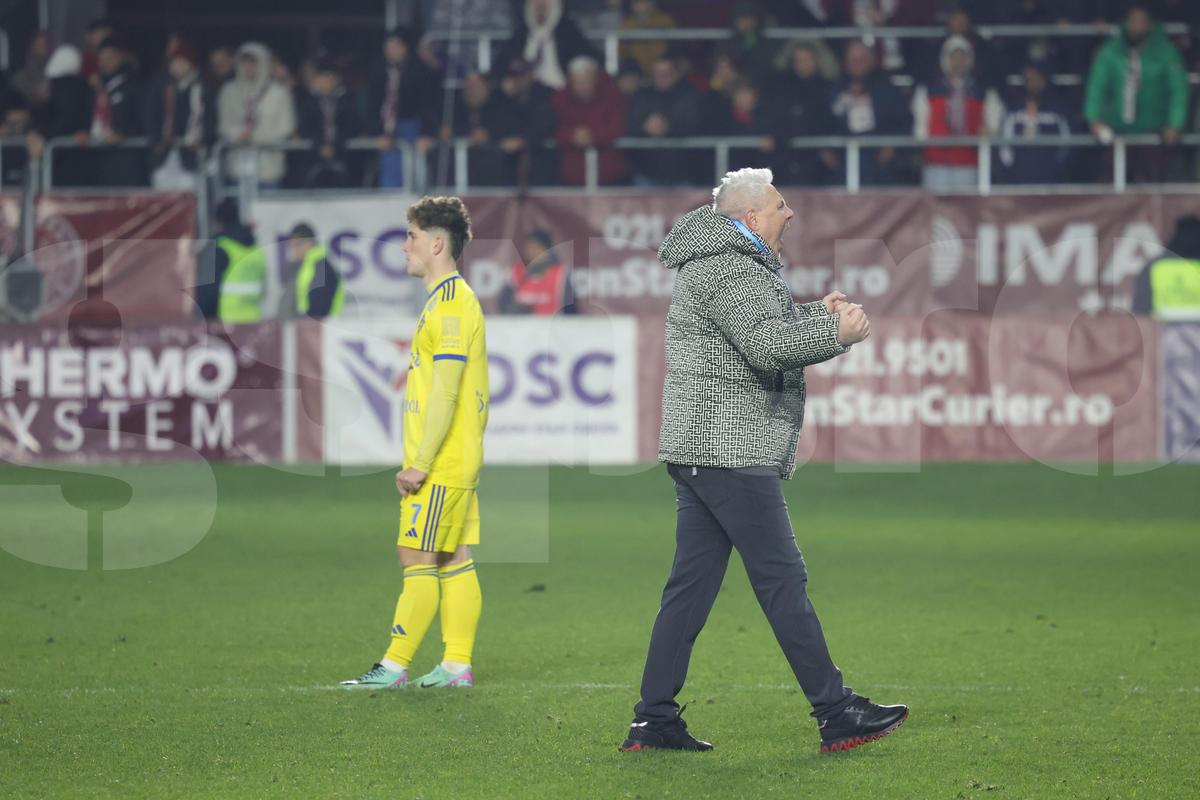 Rapid - Slobozia, gol decisiv în prelungiri: cum a sărbătorit Șumudică