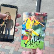 Polonezul a obținut un autograf și o poză cu Viorel Moldovan / FOTO: Carmen Dumitru (GSP)
