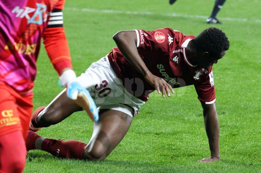 David Ankeye, la debutul pentru Rapid / Foto: Ionuț Iordache GSP