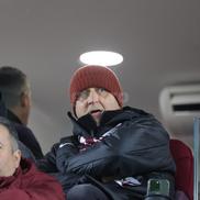 Dan Șucu la pauza meciului dintre Rapid și Unirea Slobozia / Foto: Ionuț Iordache GSP