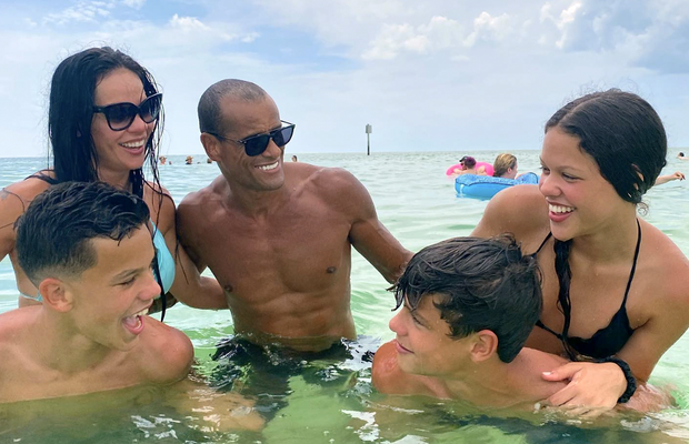 Rivaldo și-a adus și cei doi băieți mai mici la Farul!