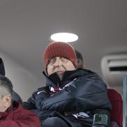 Dan Șucu la pauza meciului dintre Rapid și Unirea Slobozia / Foto: Ionuț Iordache GSP