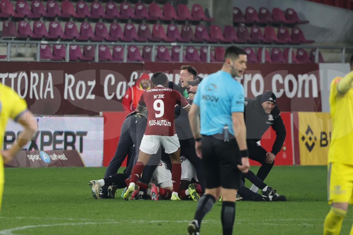 Rapid - Slobozia, gol decisiv în prelungiri: cum a sărbătorit Șumudică