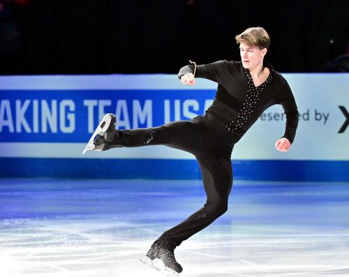 Maxim Naumov, la concursul care i-a asigurat biletul pentru JO 2026  / Foto: Imago Images