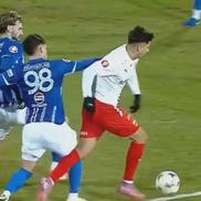 Musi a cerut penalty în Farul - Dinamo/ foto: captură Digi Sport
