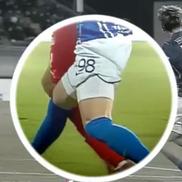 Musi a cerut penalty în Farul - Dinamo/ foto: captură Digi Sport