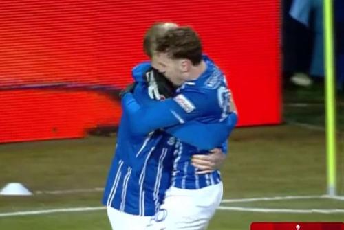 Radaslavescu a marcat în poarta lui Dinamo din pasa lui Alibec