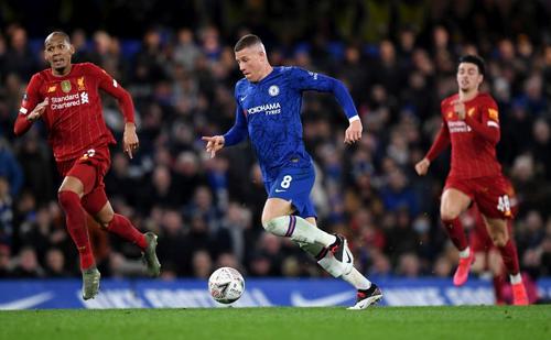 Ross Barkley, autorul golului doi, a dat mari bătăi de cap defensivei lui Liverpool / Getty