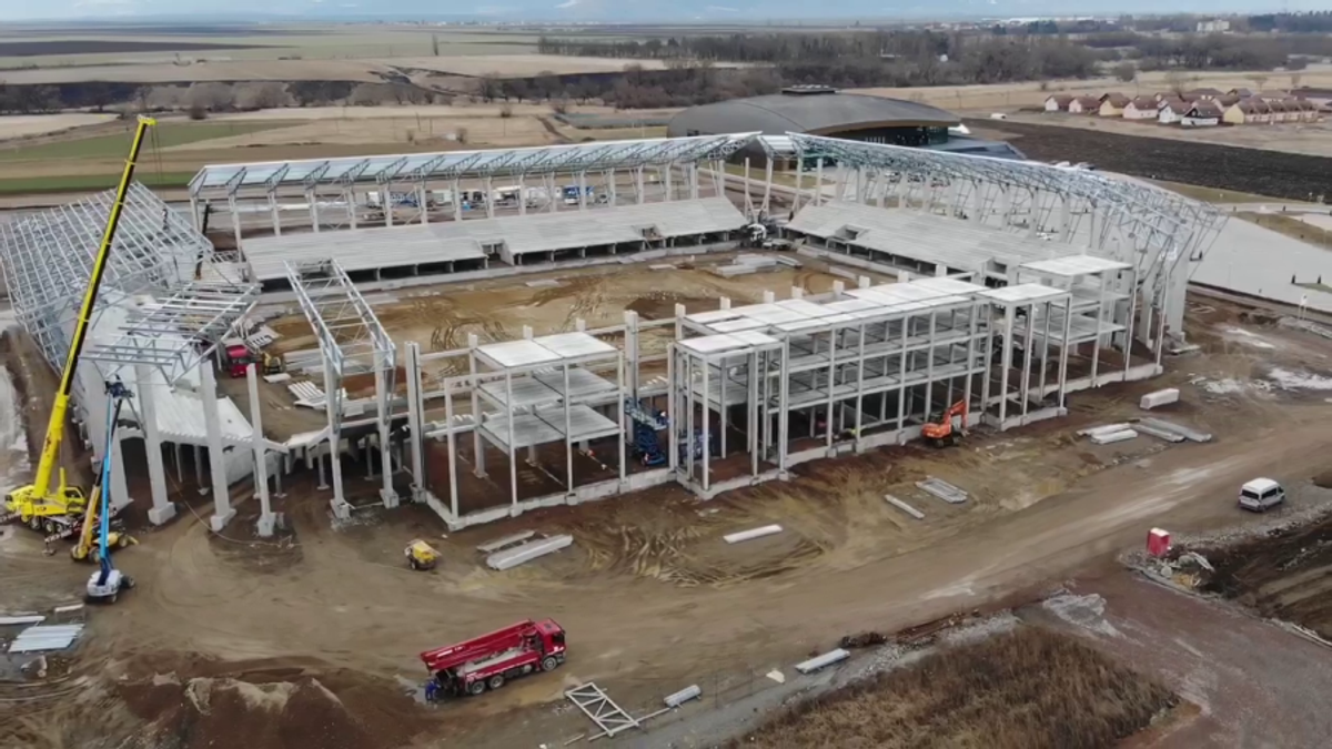 Sepsi Arena, 60% gata
