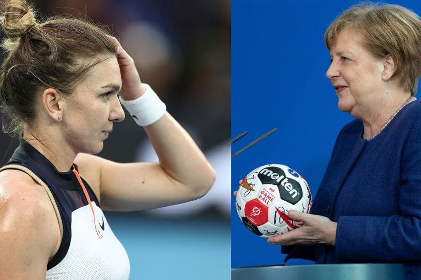 Simona Halep e favorita Angelei Merkel