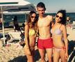 Florin Tănase, încadrat de cele două surori ale sale: Dana (stânga) și Cristina (dreapta) / FOTO facebook.com/dana.tanase.777