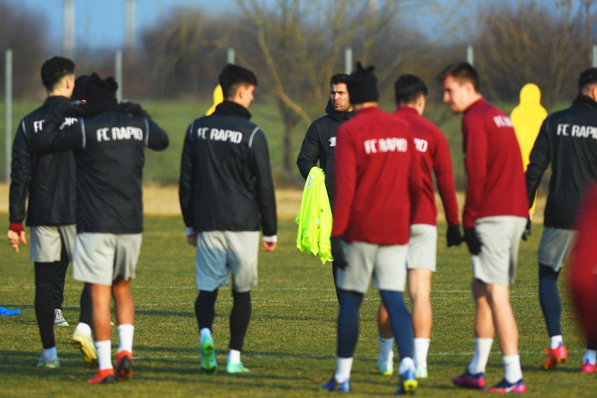 Adrian Mutu, pregătit pentru debutul pe banca Rapidului » Imagini de la antrenamentul de vineri