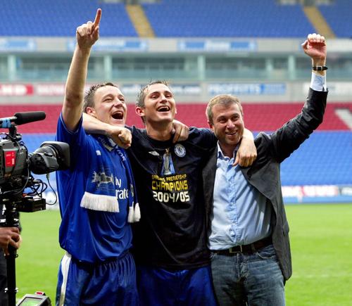 John Terry, alături de Lampard și Roman Abramovic în vremuri de glorie ale lui Chelsea