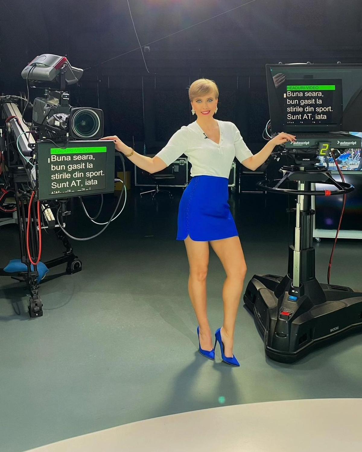 Alexandra Tudor, prezentatoare Antena Sport