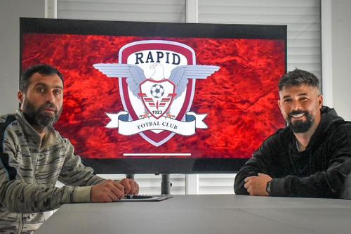 Ovidiu Herea a parafat noua colaborare cu echipa de suflet / Sursă foto: Facebook@ Rapid București